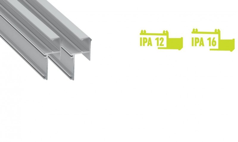 Hliníkový profil lišta stropní IPA 12